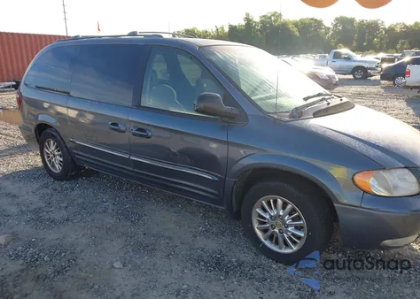 2002 Chrysler Town & Country Limited z USA, uszkodzony, nr VIN 2C8GP64L22R757698